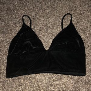 Velvet spiritual gangster bralette